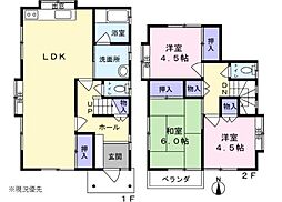 南側接道の整形地約50坪　藤枝市時ケ谷　中古住宅