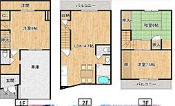 大阪市西成区南津守３丁目の一戸建て