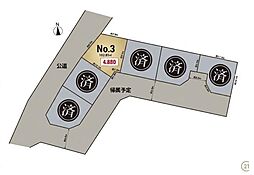 多摩区枡形 建築条件なし売地