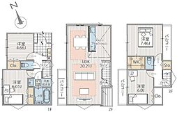 多摩区菅　新築一戸建て