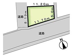 多摩区生田　建築条件なし売地