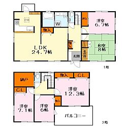 野洲市西河原の一戸建て