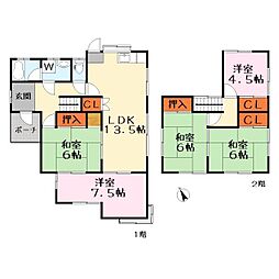 草津市矢倉１丁目の一戸建て