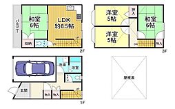 大阪市住吉区南住吉４丁目の一戸建て