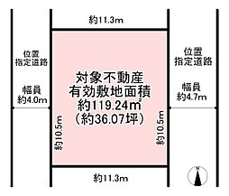 松原市一津屋１丁目の土地