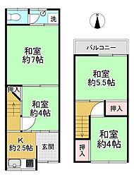 公園南矢田一丁目　中古テラス