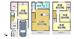 大阪市港区市岡元町２丁目の一戸建て