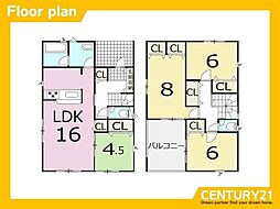 岐阜市河渡2丁目第1　4号棟　全4棟