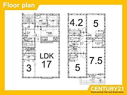 岩倉市中本町葭原　2号棟　全3棟
