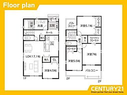 一宮市大和町毛受第1　2号棟　全3棟