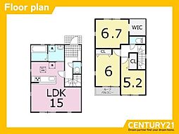 一宮市馬見塚24ー1期 1号棟 全2棟