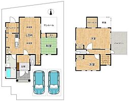 八幡市 美濃山幸水　中古 一戸建て
