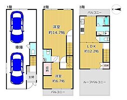 大阪市平野区加美北6丁目の一戸建て