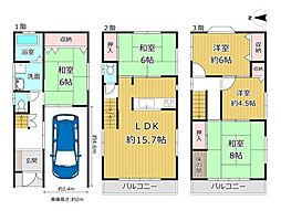 大阪市平野区長吉長原西２丁目の一戸建て
