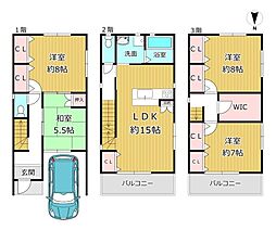 大阪市平野区平野本町５丁目の一戸建て