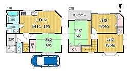羽曳野市はびきの２丁目の一戸建て