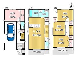 大阪市平野区瓜破西１丁目の一戸建て