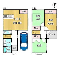 藤井寺市藤ケ丘4丁目の一戸建て