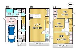 八尾市桂町5丁目の一戸建て