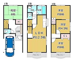 大阪市平野区長吉長原西3丁目の一戸建て