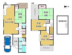 八尾市東太子１丁目の一戸建て