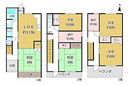 大阪市平野区長吉川辺１丁目