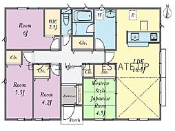 新築戸建　クレイドルガーデン姶良市加治木町反土第13　2号棟
