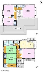 富士市入山瀬　中古戸建 庭付、家庭菜園可　駐車4台可