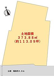 富士駅近く　落ち着いた雰囲気の住宅街　100坪以上の広い土地