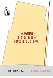 富士駅近く 落ち着いた雰囲気の住宅街 100坪以上の広い土地