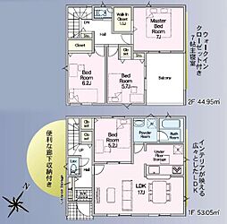 クレードルガーデン　富士市森島　第16　全2棟　1号棟