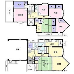 \沼津市高尾台/ 眺望良好でビルトインガレージな中古住宅です