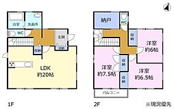 富士宮市外神　中古住宅　ガレージ・専用庭付物件