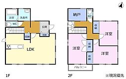 富士宮市外神　中古住宅　ガレージ・専用庭付物件