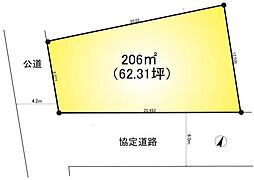 越谷市大字平方の土地