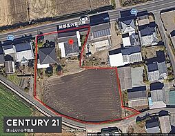 県道沿いのまとまった広い敷地　事業用地に最適です