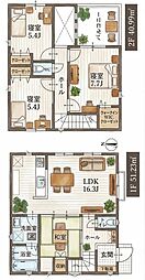 名古屋市天白区元八事３丁目の一戸建て