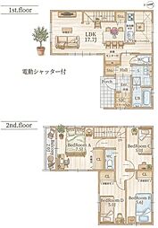 千種区赤坂町四丁目　新築戸建　1号棟