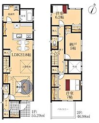 豊田市住吉町 新築戸建 全2棟 2号棟