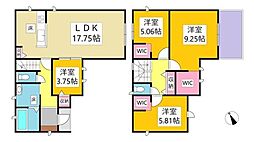 岡崎市下和田町 新築戸建 全3棟 2号棟