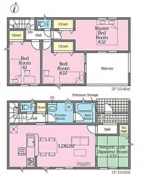 日進市香久山3丁目 新築戸建 全3棟 3号棟