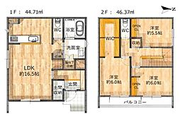 岡崎市美合町 新築戸建 全3棟 B号棟