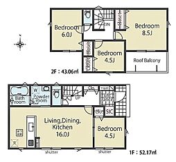 豊川市本野町 新築戸建 全7棟 5号棟