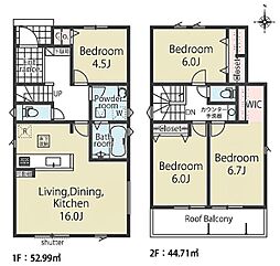 豊川市本野町 新築戸建 全7棟 1号棟