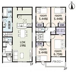 蒲郡市三谷町二舗 新築戸建 全2棟 2号棟