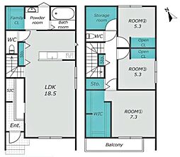 岡崎市西大友町 新築戸建 全1棟