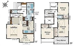 豊田市高美町 新築戸建 全2棟 1号棟