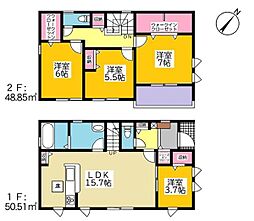 幸田町深溝 新築戸建 全2棟 2号棟