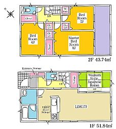 西尾市住崎町 新築戸建 全2棟 1号棟