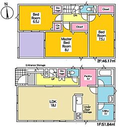 岡崎市中町 新築戸建 全3棟 3号棟